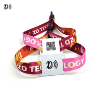 سوار منسوج بتقنية RFID 13.56 ميجاهرتز، متوافق مع معيار ISO14443A، تقنية MIFARE Ultralight AES، سوار NFC من القماش