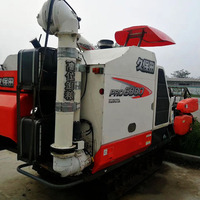Moissonneuse-batteuse agricole avec moteur pour riz, blé, colza, manioc, transmission par engrenages, multifonctionnelle
