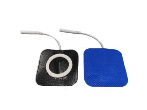 Électrode ODM/OEM dizaines d'électrode non tissée Pigtail Unit Tens Re-use 5*5 Masseurs Machine Électrode électronique auto-adhésive - Product Image 2