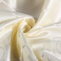Nappe de mariage ronde en polyester de luxe couvre 120 pouces ronde nappe de mariage de fête blanche personnalisée en gros