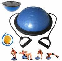WUZE WZ-217 Balón de Equilibrio Antirrotura con Bomba para Yoga, Pilates, Fortalecimiento del Core, Estabilidad y Fitness Funcional en Casa