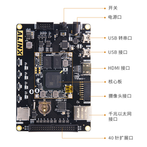 Carte de développement FPGA AX7050 XC7S50-1FGGA484I Spartan-7 avec DDR3 en stock - Product Image 1