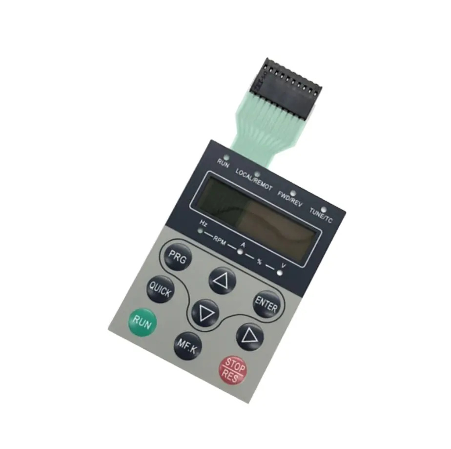 Botón de Control Deson, interruptor de membrana, Panel de teclado, 3M, autoadhesivo impreso, PC, PET, FPC, PCB, PMMA, superposición gráfica de silicona
