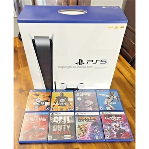 Console de jeu vidéo sans fil <span class=keywords><strong>PS</strong></span> <span class=keywords><strong>5</strong></span> 4K en acier avec prise en charge de la vitesse ultra-élevée et du téléchargement en réseau - Product Image 6