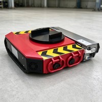 Chariot à roulettes électrique avec surface en caoutchouc antidérapante pour le déplacement d'ateliers et de machines lourdes