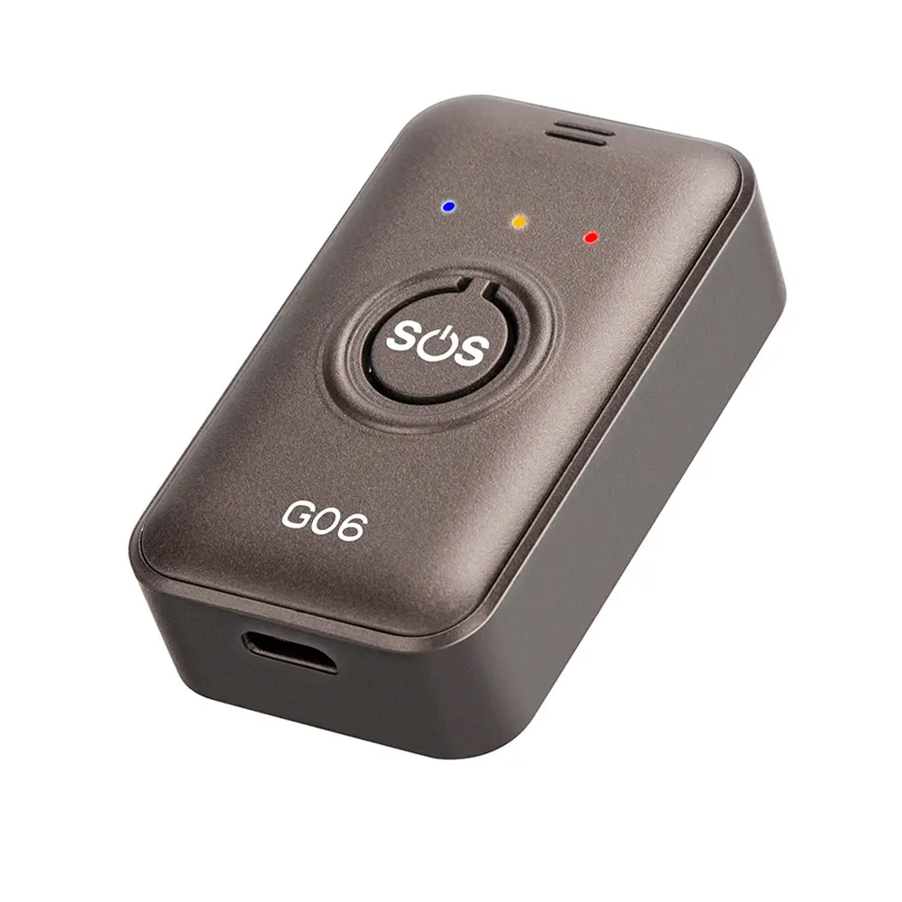 Micro tamaño Personal Sos Smart Gps Mini Tracker & Locator G06 para niños/damas/discapacitados