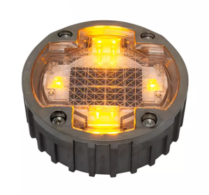 Factory Wholesale Aluminium Reflective LED Ceramic Glass 105 Metallic <b>Light</b> <b>Solar</b> Power Road Stud - Product Image 1