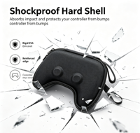 Étui portable fin en EVA pour manette PS5 DualSense, housse de protection rigide légère, étanche et antichoc