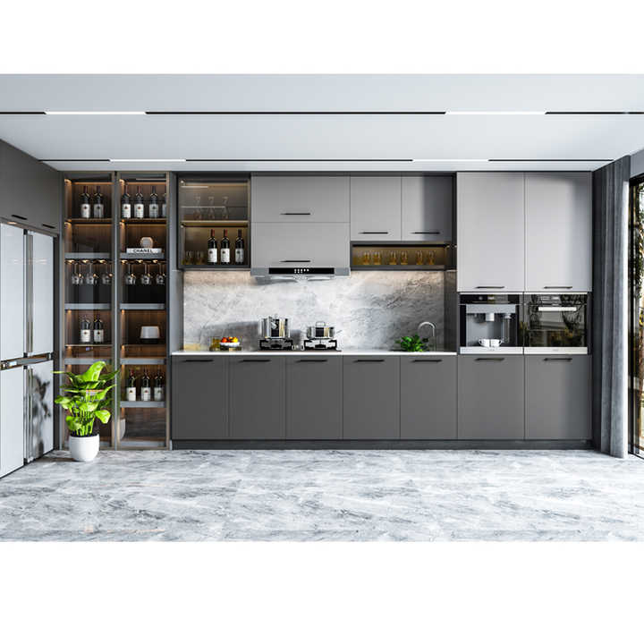 CBMmart Contemporary Custom Kitchen Cabinets Display Furniture Modular ...