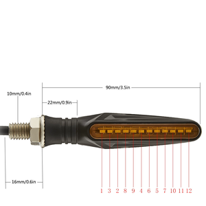 Clignotants LED pour <span class=keywords><strong>moto</strong></span> E11 Mark, 335SMD, clignotants pour <span class=keywords><strong>moto</strong></span> avec relais intégré, indicateurs de direction pour <span class=keywords><strong>moto</strong></span> - Product Image 4