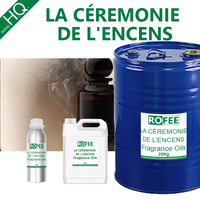 Huile de parfum concentrée de créateur La Cérémonie de l'Encens, parfumée, en vrac, vente directe d'usine
