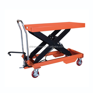 Draagbare Hydraulische Verticale Steigers Opheffende Flatbed Kleine Wagen - Product Image 1