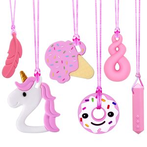 Decompressione masticazione elastico sensoriale ridurre le collane masticare irrequieto per i bambini con autismo/ansia/Spd/Adhd - Product Image 1