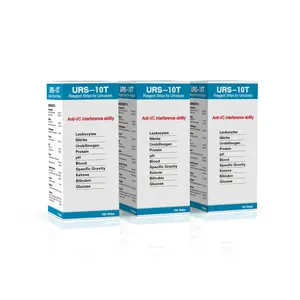 10 Parameter Urineonderzoek Teststrips Urine Teststrips Testen Glucose, Keton, Ph, Eiwit, Bloed, Sg 50 Stuks