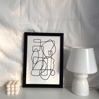 Galerie murale Cadres photo MDF 13x19 pouces A4 A3 Cadres photo Couverture en plexiglas Formats horizontaux et verticaux Cadre photo