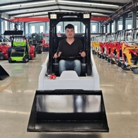 Chargeuse compacte sur pneus à cabine économique, 26 CV, moteur diesel Euro 5 pour l'agriculture en verger