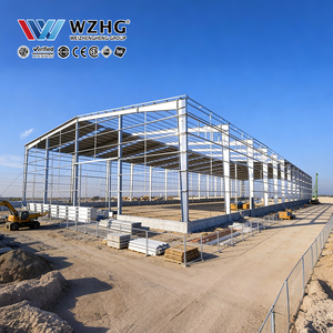 Box Section Steel Structure Warehouse Heavy Duty Mining <b>Storage</b> Manufacturer Custom For Copper Mine - Product Image 1