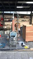 Distillateur d'huiles essentielles en acier inoxydable 120L, machine d'extraction d'hydrolat pour lavande et rose