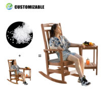 Ensemble de table et chaises pliantes modernes en HDPE pour parcours de golf, légères, durables, empilables, résistantes aux intempéries, pour extérieur, table d'appoint, école