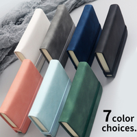 Libreta de Cuero PU A7 con Logotipo Personalizado, Costura con Hilo, Banda Elástica, Mini Diario de Viaje, Agenda de Bolsillo Portátil, Grabado en Relieve con Lámina Dorada OEM