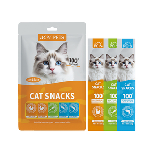 Friandises crémeuses pour chats en gros, bâtonnets de 15g au poulet, thon, saumon, friandises à lécher pour chats, OEM, grand format, friandises pour chats - Product Image 2