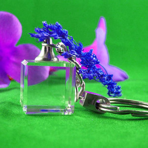 Cá Nhân Hoá Khắc Tinh Thể Vuông <span class=keywords><strong>Cube</strong></span> <span class=keywords><strong>Keychain</strong></span> MH-YS0456 - Product Image 4