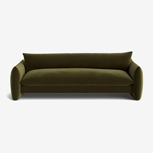 Divano Moderno Minimalista Italiano in Velluto per Soggiorni di Piccole Dimensioni - Divani Reclinabili in Linea Retta - Product Image 6