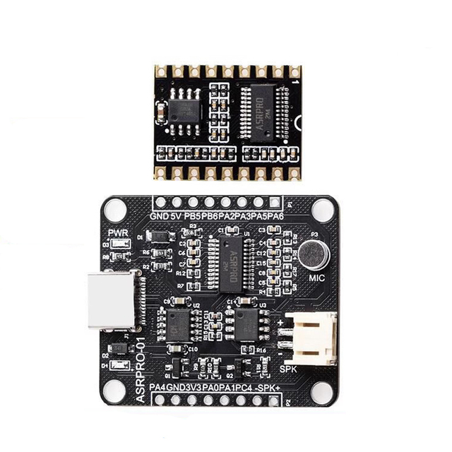 ASR-PRO AI Offline Recognition Development Board DIY Word Speech Intelligent Speech Recognition Control Module