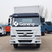 Prix de livraison usine 20 25 30 tonnes Camion fourgon utilitaire Howo 6x4 d'occasion 371 375 ch Sinotruk