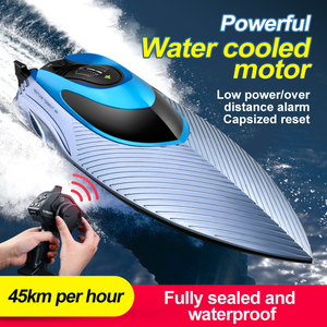Barco RC de alta potencia de gran velocidad con control remoto, modelo de barco de agua para niños, juguete con carga para niños en movimiento - Product Image 3