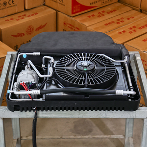 Unidad de Aire Acondicionado de Techo Integrada de 12/24V con Ventilador Único para Estacionamiento de Automóviles - Product Image 4