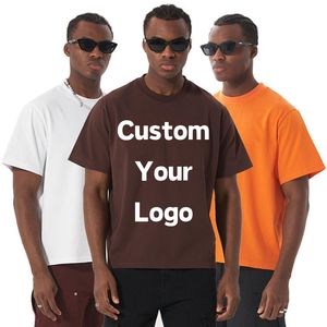 고품질 100% 면 박시핏 티셔츠 240gsm 남성 캐주얼 오버사이즈 박시 티 100% 면 티셔츠 블랭크 커스텀 티셔츠 박시 - Product Image 1