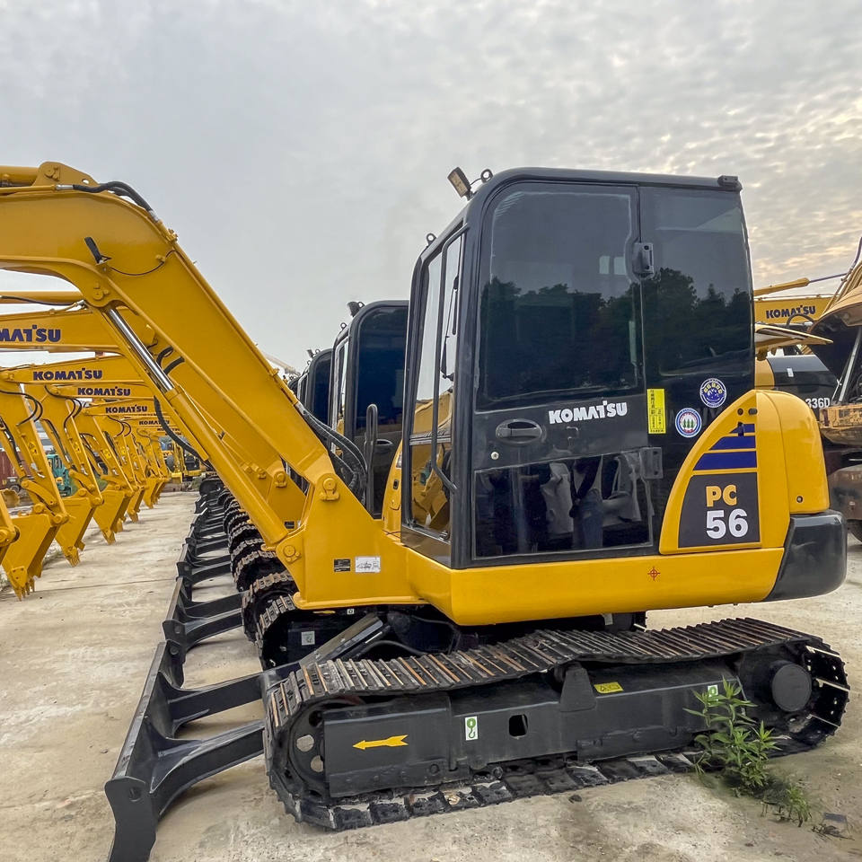 Komatsu PC56-7 PC55MR Used Excavator Mini Digger with Second-hand ...