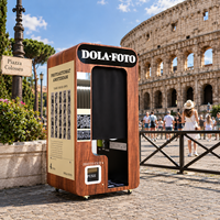 Impresora de fotomatón todo en uno para alquiler, fotomatón personalizable en venta, software para máquina expendedora, proveedor de carcasas digitales con monedero