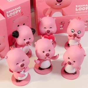 AL Wholesale Kawaii <span class=keywords><strong>Anime</strong></span> <span class=keywords><strong>Ruby</strong></span> Loopy Blind Box PVC Model Toy Dolls Pink Little Beaver <span class=keywords><strong>Ruby</strong></span> Kids Blind Box - Product Image 3