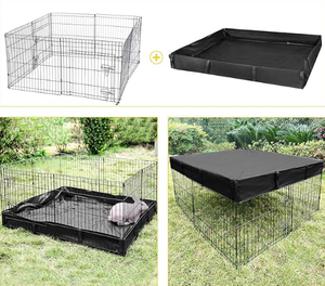 Pet Playpen Guinea Lợn Lồng Động Vật Nhỏ Thỏ Tập Thể Dục Bút Với Sàn Chống Thấm Nước Lót-Phòng Khách Hiện Đại Mở Rộng Playpen - Product Image 6