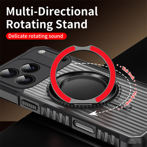 Étui de téléphone avec protection magnétique translucide, support rotatif antichoc à charge sans fil pour <span class=keywords><strong>V21</strong></span> 4G/5G/X300Pro/Y400/VIVO Y28 4G - Product Image 4