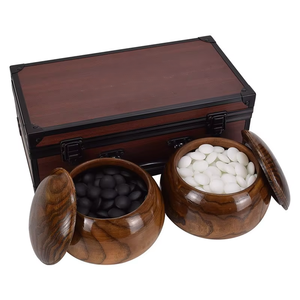 Set Gobang <span class=keywords><strong>in</strong></span> Confezione Regalo Raffinata, Scacchiera <span class=keywords><strong>in</strong></span> <span class=keywords><strong>Legno</strong></span> Massello, Gioco da Tavolo Classico per Riunioni di Amici e Feste - Product Image 5