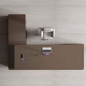 Ensemble de bureau exécutif, mobilier de bureau moderne et minimaliste, design modulaire, résistant aux taches, usage commercial - Product Image 4