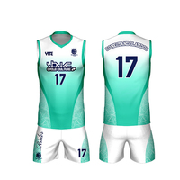 Cool Volleyball Jersey Designs Logo de sport d'équipe personnalisé et nom Volleyball Uniforme pour hommes