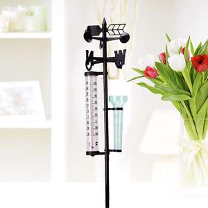 เครื่องวัดสภาพอากาศแบบไร้สายพร้อมเซ็นเซอร์กลางแจ้ง, มาตรวัดอุณหภูมิลมมาตรวัดปริมาณน้ำฝนทนต่อสภาพอากาศกลางแจ้ง - Product Image 4