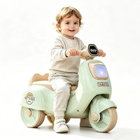 Monopattino per Bambini 1-3 Anni, Scooter per Imparare a Camminare, Moto Senza Pedali per Bambini