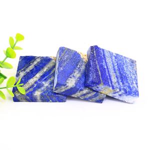 Gran oferta, Piedra en bruto de cristal Natural, rebanada de lapislázuli, placa de losa de piedras preciosas de cristal pulido para decoración del hogar Fengshui - Product Image 4