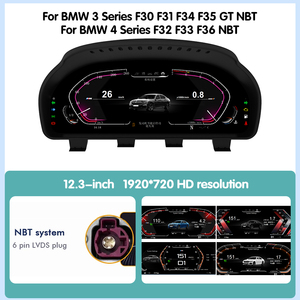 Krando buồng lái cho BMW 3 Series F30 F31 F34 F35 GT 4 Series F32 F33 F36 2012 2019 kỹ thuật số thiết bị đồng hồ tốc độ thông minh - Product Image 3