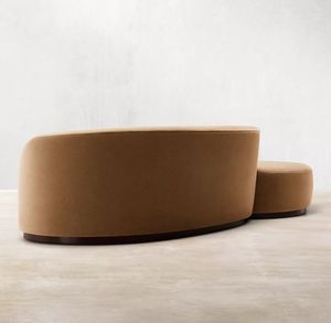 Trong Nhà Sang Trọng Phòng Khách Đồ Nội Thất Vải Bọc Bằng Gỗ Cơ Sở Dài Sofa Kết Hợp Thiết Lập Tùy Chỉnh - Product Image 5