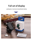 Tuner for Stringed Instruments Tuner Battery Models Guitar Tuner Violin Bass Ukulele Twelve Equal Temperament