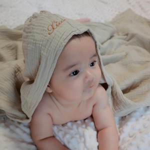 Nouveau-né enfants coton peignoir Cape à séchage rapide doux <span class=keywords><strong>Poncho</strong></span> serviette de bain avec motif de plage pour nouveau-né et bébé - Product Image 1