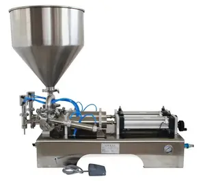 Hot good quality full pneumatic sami-automatic liquid filling machine