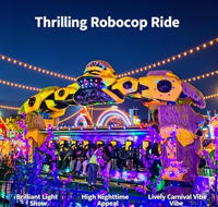 Manège de parc d'attractions 360 °   Attraction de fête foraine à sensations fortes Robocop Flip Ride pour l'intérieur et l'extérieur