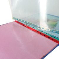 Funda Protectora de Hojas Personalizada de Plástico Transparente A4 con Perforaciones en Forma de L